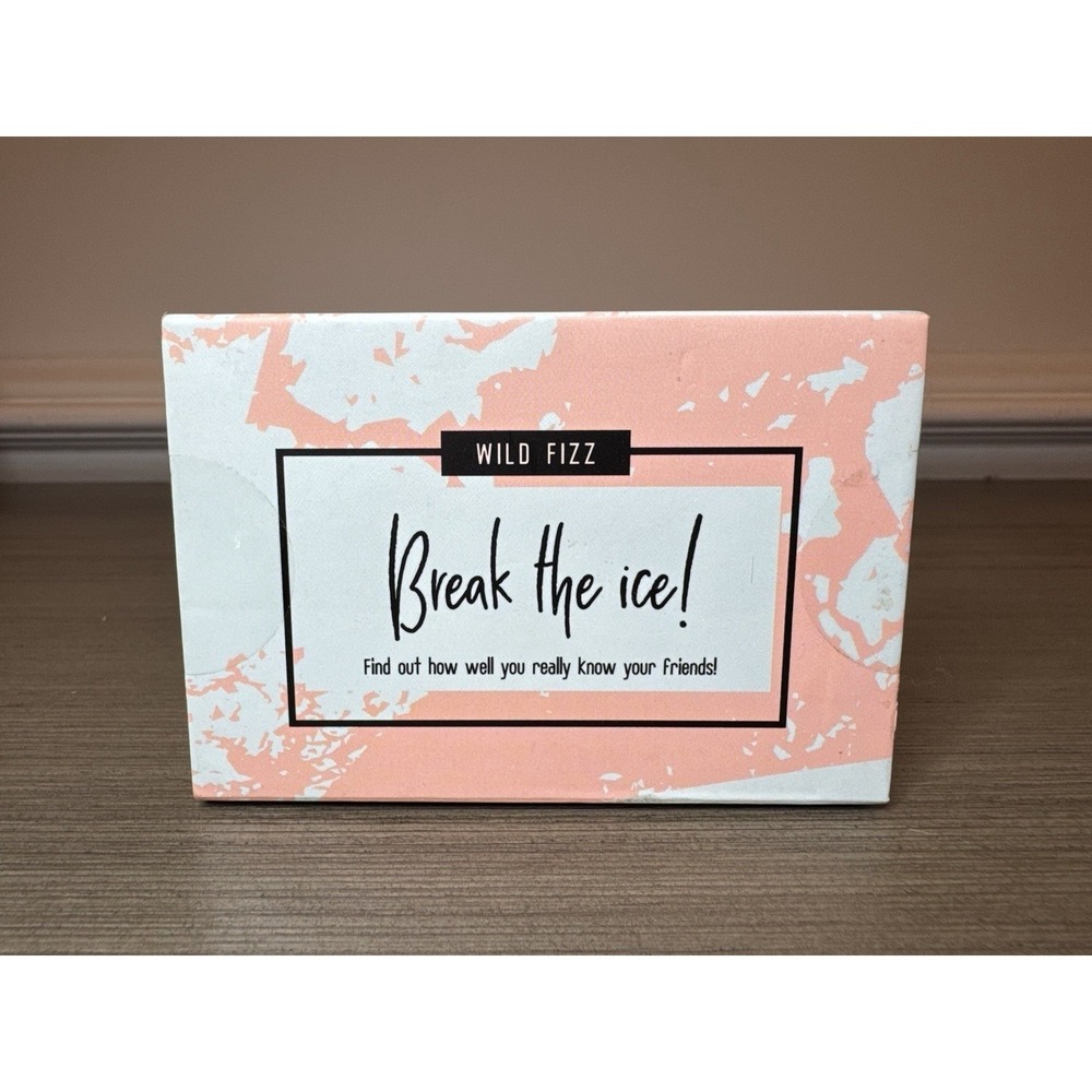 Break the Ice Card Game‎ - Wild Fizz Ice Breaker Questions - New & Sealed